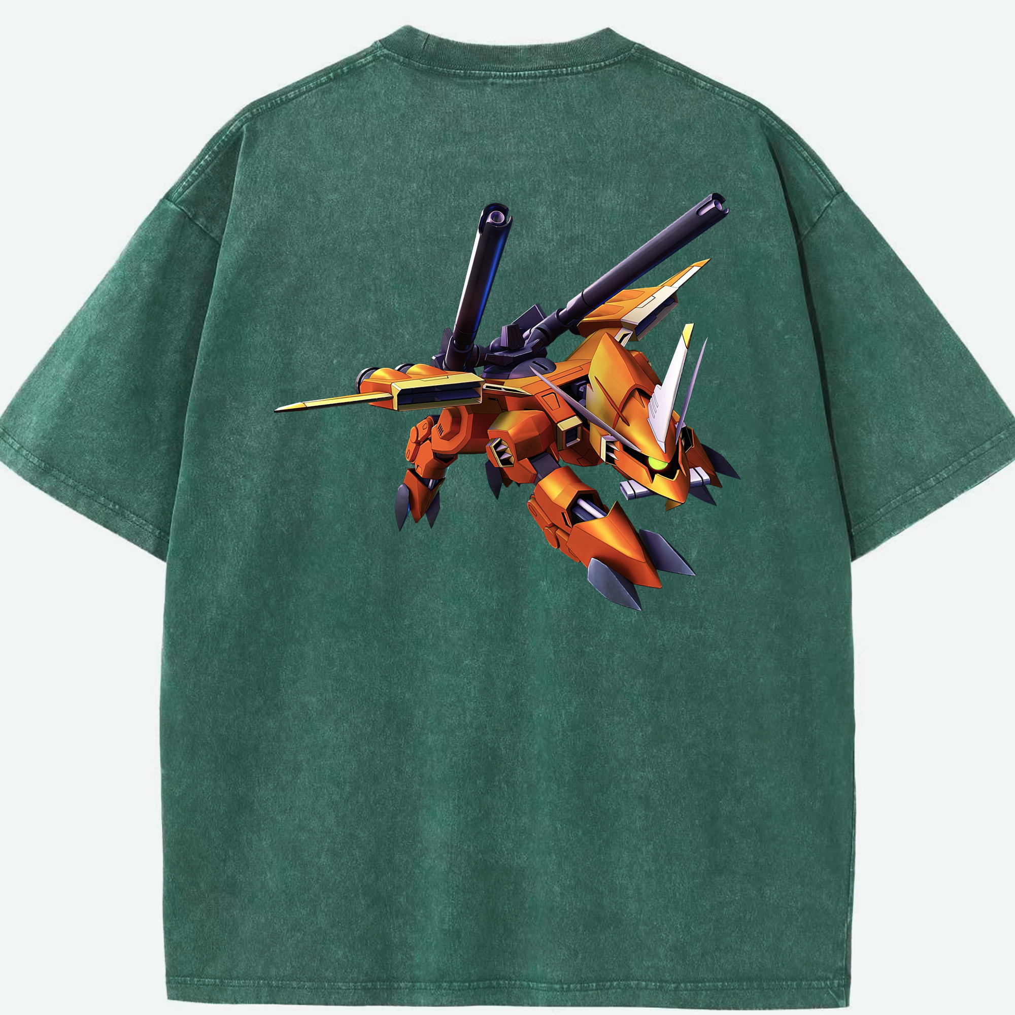 （画像用） 機動戦士ガンダム Mobile Suit Gundam 綿100% ヴィンテージ風 半袖Tシャツ（背面プリント）